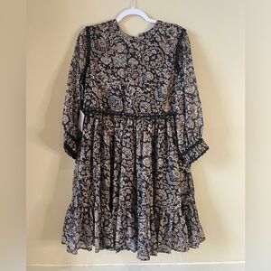 AREA STARS Medallion long sleeve dress